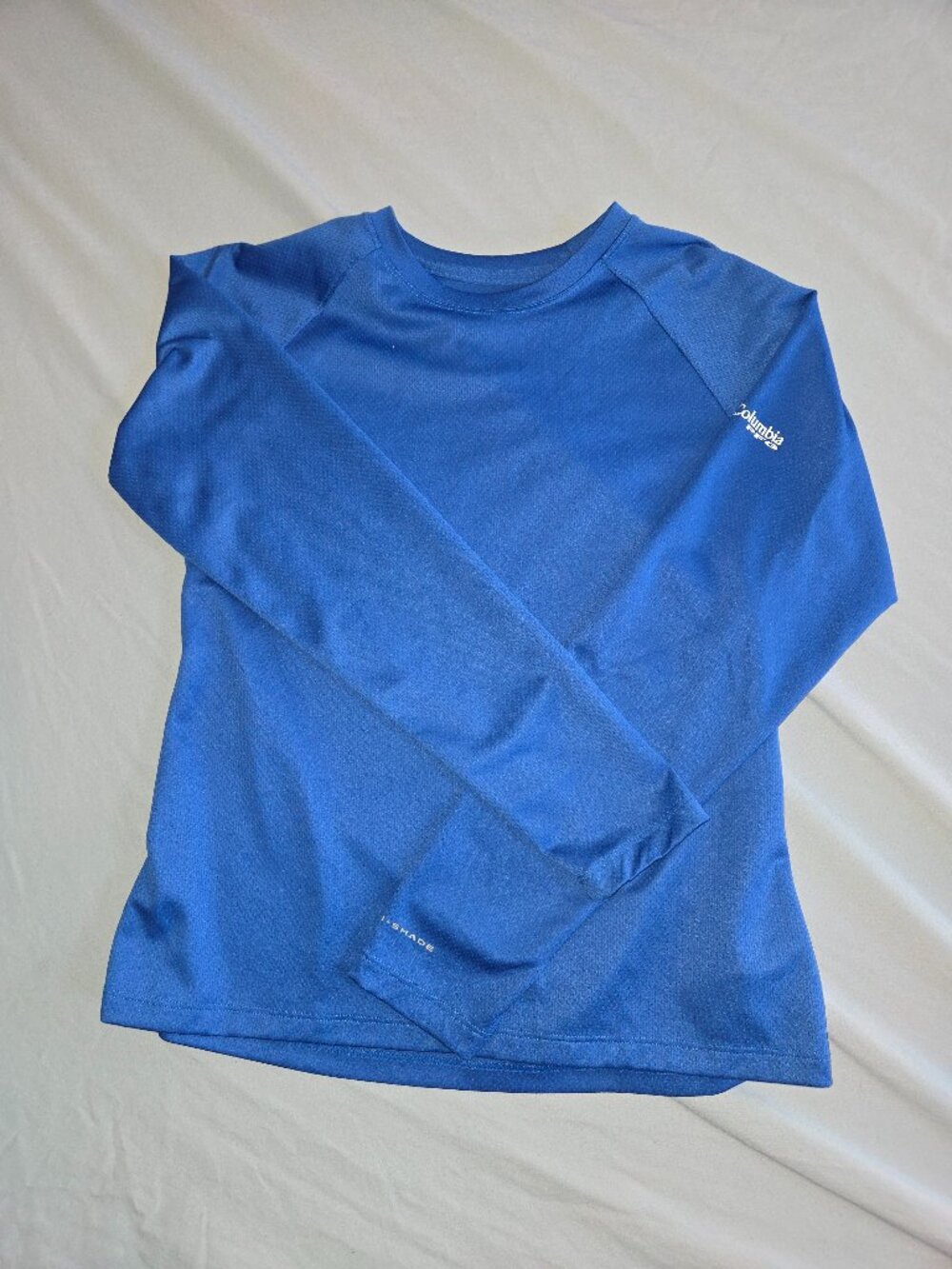 Columbia Women's Small Blue Performance Fishing Gear Long Sleeve Top